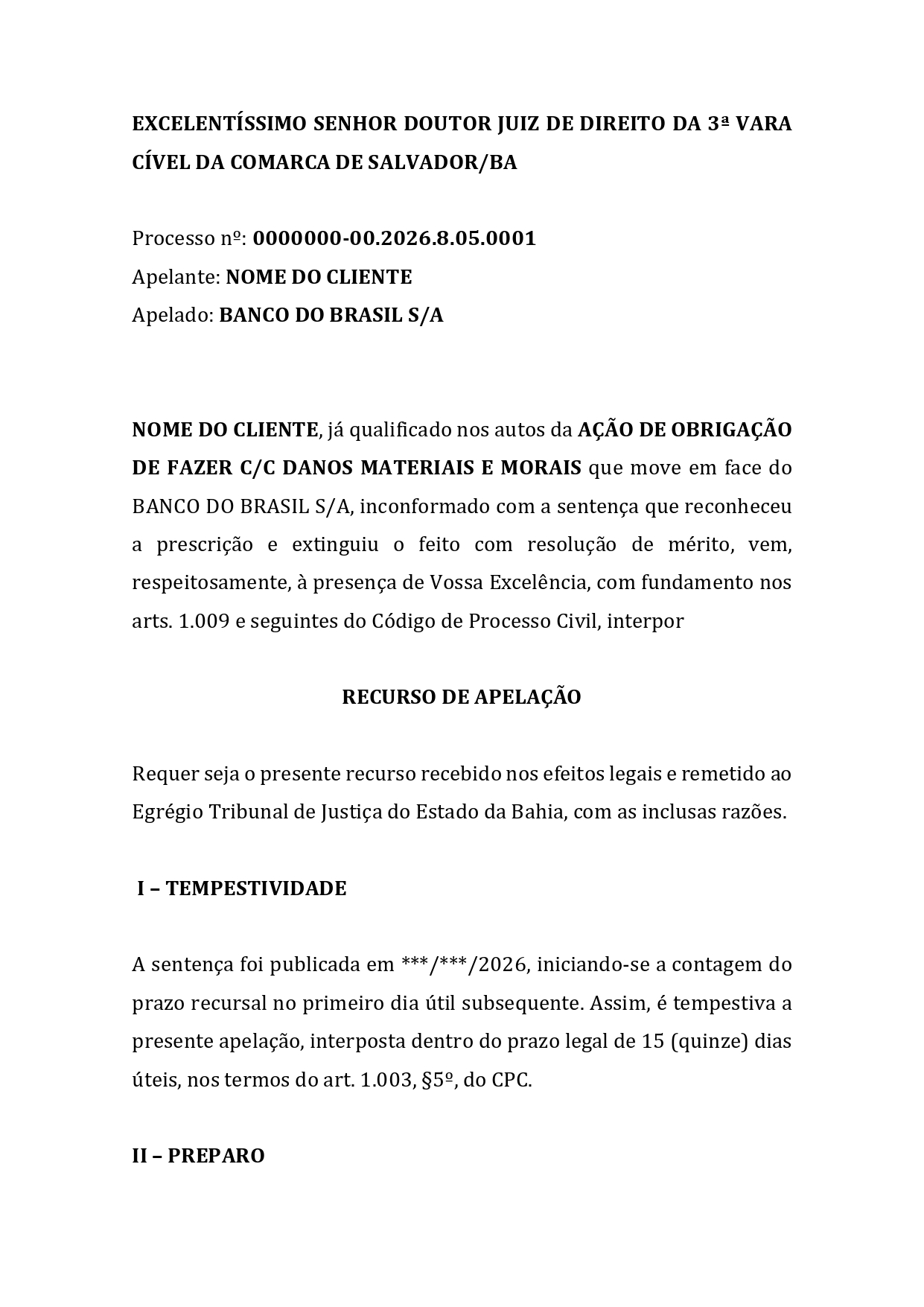 PÁGINA PARA ACESSAR OS MODELOS DE PEÇA PARA AJUIZAR AÇÃO DO PASEP