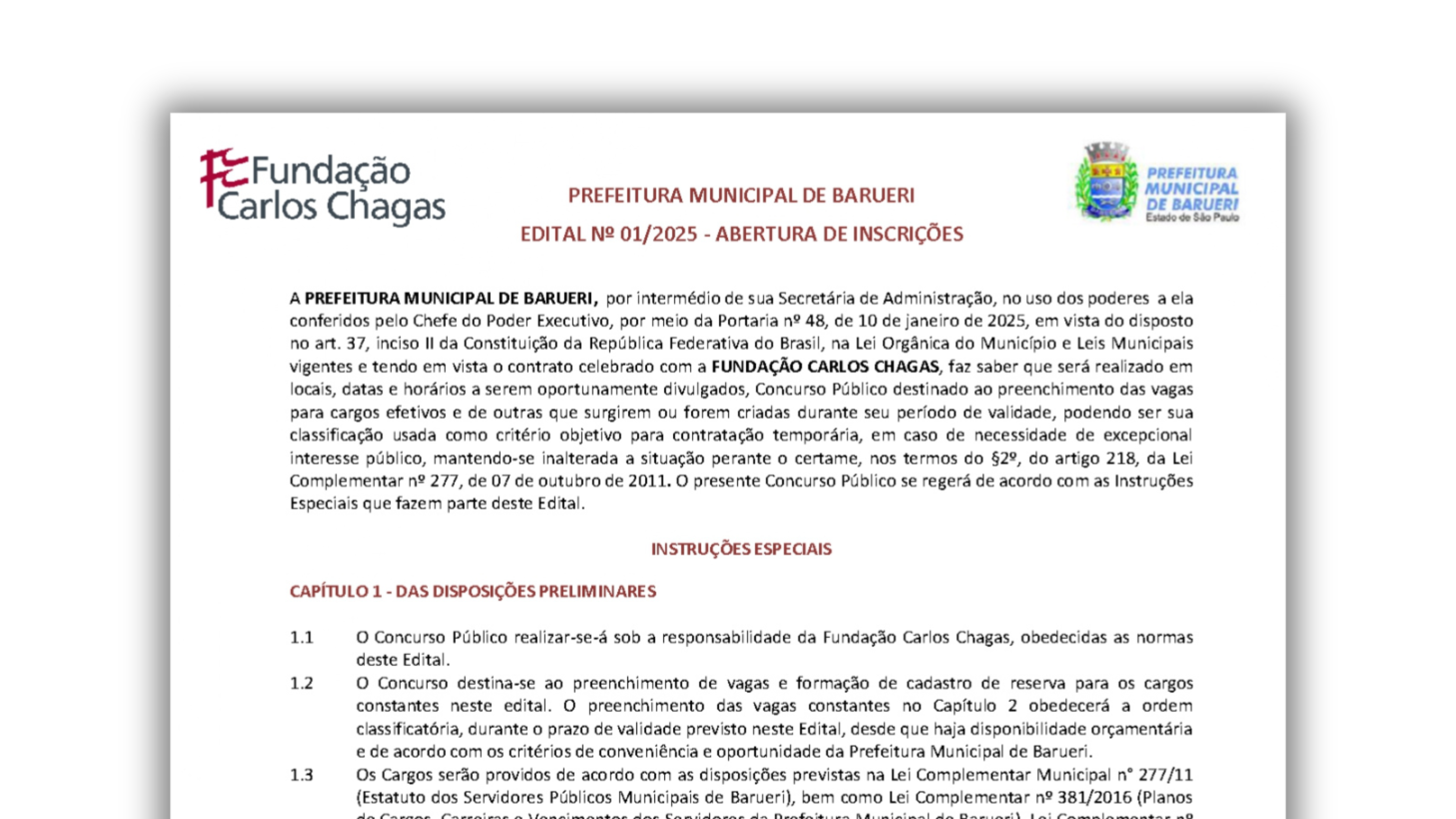 MATERIAL DE ESTUDO PARA O CONCURSO PÚBLICO DE AUDITOR FISCAL TRIBUTÁRIO DE BARUERI/SP (2026)
